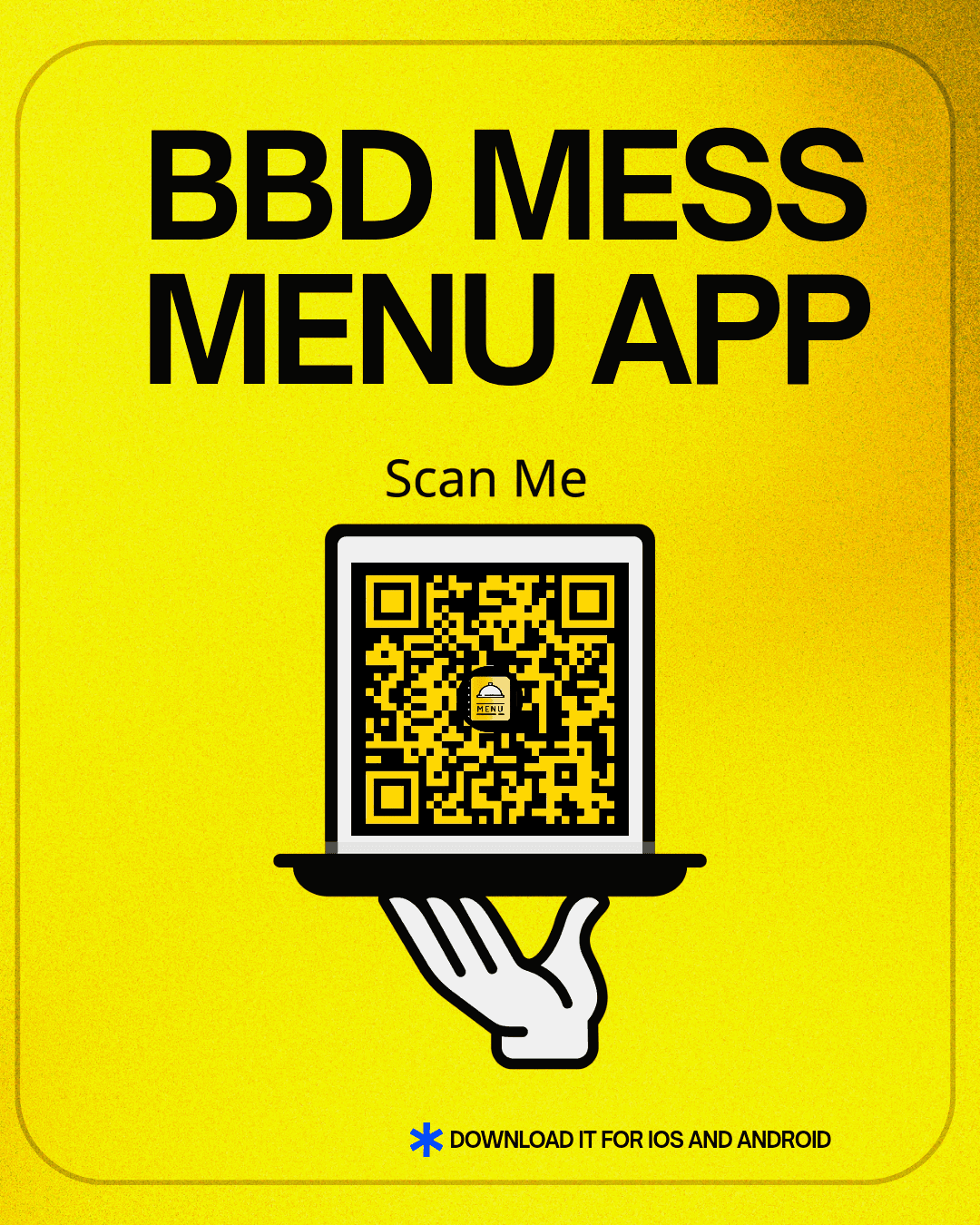 QR code for BBD Mess Menu